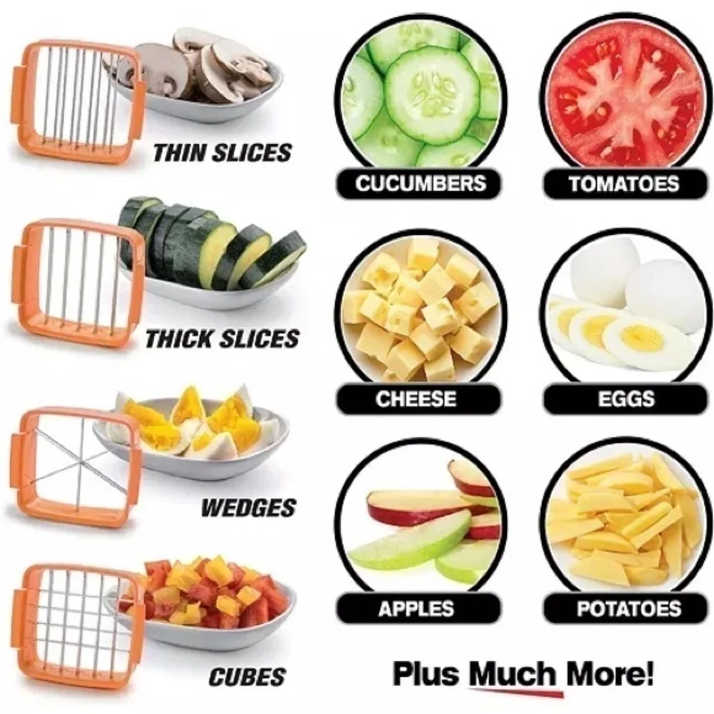 Nutri Chopper 5-in-1 Compact Portable Handheld Kitchen Slicer